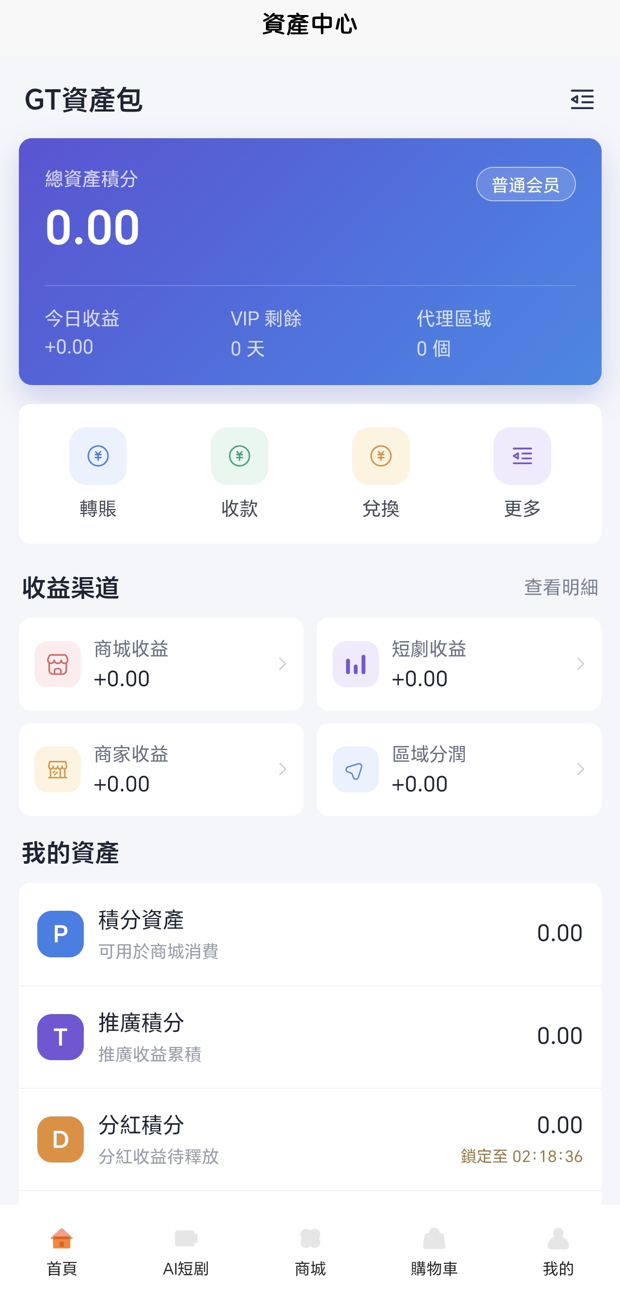 G-Trader App 界面预览
